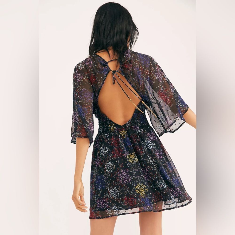 Free People Anna Mini Chiffon Dress Size XS